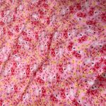 Something Navy Mini Floral One-Shoulder Linen & Cotton Dress Size M Photo 5