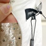 Retrofete Camille White Sequin Gown Maxi Dress Size Small NEW Photo 5