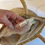 Handmade Vintage Natural Fiber Woven Weaved Top Handle Tote Bag Tan Photo 8