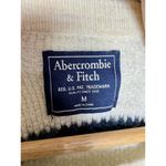 Abercrombie & Fitch  Cream Black Stripe Long Sleeve Crew Neck Sweater Top Size M Photo 3