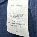 Romeo + Juliet Couture  V Neck OverSized Open Arm Sweatshirt Navy Size Small Photo 8