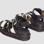 Dr. Martens BLAIRE HAIR-ON COW PRINT SANDALS Photo 4
