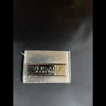 Versace  Parfume Crossbody‎ Nylon Bag Saddle Bag Black Designer Photo 7