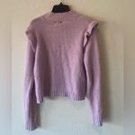 Wild Fable Wild Fables lilac lavender long sleeve ruffle sweater Photo 9