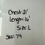 Alphalete Cropped Tee Shirt Womens Large Beige Logo Cotton Stretch Everyday Wear Photo 5