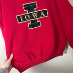 Lee ✨ Vintage  Red Iowa Crewneck Sweatshirt Large Photo 7