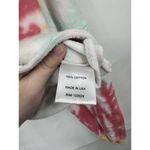 Lovers + Friends  Tie Dye Cropped‎ Hoodie Sweatshirt Women Medium Colorful Hippie Photo 5