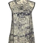 Loveappella  SMALL Agather Printed Halter Knit Top - Stitch Fix Patterned Blouse Photo 0