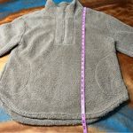 Koolaburra by Ugg Brushed Back Sherpa pullover tan size large kangaroo pocket Photo 8