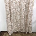 Candalite Plus Sz 2X Dress Maxi Beige Lace Sequin Cold Shoulder Full Length 794 Photo 8