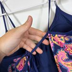 Boden Pink Paradise Paisley One Piece Swimsuit Size US 10 Photo 8