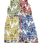 MSK WOMENS FLORAL IVORY MULTI JEWEL TONES SLEEVELESS WOMENS SHEATH DRESS MEDIUM Photo 0