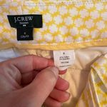 J.Crew Yellow White City Fit Stretch Cropped Pant Womens size 6 Photo 7