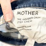 Mother The Insider Crop Step Chew Jeans Dancing On Coals Blue 24 Photo 4
