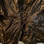 Carbon 38 Gold Crinkle Track Jacket Lace Back XS Photo 11