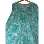 Blair  Tropical Women's Top Size 3X Short Sleeve Hawaiian Vacation Resort Relaxed Photo 1