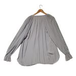 Gray Blue Maternity Peasant Tunic Blouse Size M‎ Office Casual Party Lightweight Size M Photo 1
