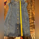 Esprit Vintage denim  button up dress. Missing size. Great condition Photo 3