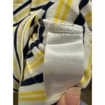 kim rogers Striped Colorblock Short Sleeve Coastal Nautical Cotton Tee Medium M Photo 5