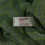 Arizona Jean Company Green Spaghetti Strap Button Up Blouse Womens Size L Photo 3