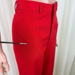 David Brooks LTD High Waisted Wide Leg Pants Trousers Career Size 14 Red Photo 6