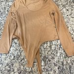 Banana Republic  Camel Long Sleeve Bodysuit Photo 0
