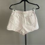 Miou Muse Button Front White Denim Skort Size Medium Photo 1