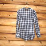 Theory  Featherweight Cotton Plaid Top Photo 3
