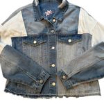 Pretty Little Patriot Limited Edition Trump Jean Jacket, Sz L White Size L Photo 10