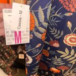 LuLaRoe  Cassie Pencil Skirt with Orange and Cream Floral Design NWT Photo 1