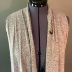Vine & Love Sleeveless Duster Cardigan Light Gray Photo 2