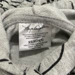 Maya Angelou Gray Black Artwork Pullover Hoodie Sweatshirt Cotton Blend Size XS Photo 3