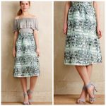 Anthropologie  Maeve Spearmint Organza Skirt Easter Medium Photo 1