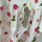 J.Crew NWT  Smocked Cotton Poplin Pajama Top in Rosebud Floral Size‎ XXS BF308 Photo 5