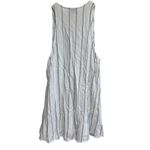 Show Me Your Mumu  Rancho Mirage Dress Striped Lace Up White Blue pinstripe boho Photo 4