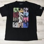 Taylor Swift  Black Graphic Eras Tour Tee - Multicolor Portraits Photo 0