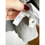 Madewell  Lyle Knit Natural Gray Merino Wool Blend Henley Pullover Sweater Small Photo 6