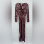 Revolve We Are HAH HOT AS HELL  Jump On It Velvet Jumpsuit M‎ NWT $298 Photo 1