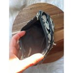 Coach NWT F49175 Park Signature Medium Wristlet Black White/Black no strap Photo 3