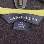 Lands' End  Size S Fleece Pullover 1/4 Zip Up Green, Long Sleeve Photo 5