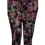 Lululemon  Base‎ Pace Crop Leggings 25'' Womens Size 6 Pink Stencil Blossom Photo 0