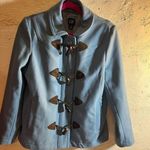 Gap Blue Pea Coat with Distinctive Toggle Closures Photo 0