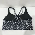 Lululemon Energy Bra Size 10 Long Line Medium Support B–D Cup Pace Lace Grey Photo 3
