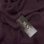 Slny  Tiered Rhinestone Capelet Dress in Fig Size 14 NWT Photo 11