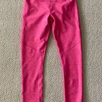 Outdoor Voices 3/4 Warmup Leggings Flamingo Pink Textured Compression Like New Photo 4