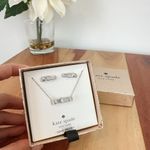 Kate Spade NWT Ribbon Boxed Set Earrings and Necklace Photo 3