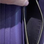 Prada Saffiano Leather Fiocco (bow flap) in RARE Violeta Purple 1M1132 Photo 8