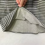 Soft Surroundings  Chill Time Stripe Dress Sz XS Grey Black Stripes Super Soft Photo 2