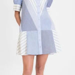 Tanya Taylor  Ladessa Striped Mini-Shirtdress size small women’s dress EUC Photo 0