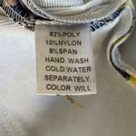 Gracia  Bodycon Bandage Dress Sz‎ M Blue Yellow Midi Butterfly Floral Photo 9